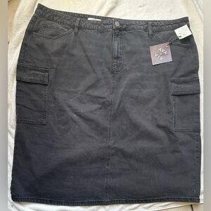 Ava & Viv Charcoal Pencil Skirt